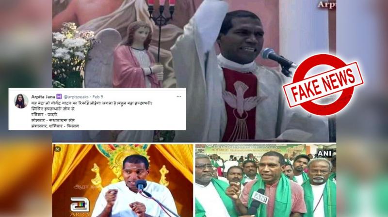 Fact check: Old photos of Tamil Nadu pastor go viral with false claim Fact check: Old photos of Tamil Nadu pastor go viral with false claim