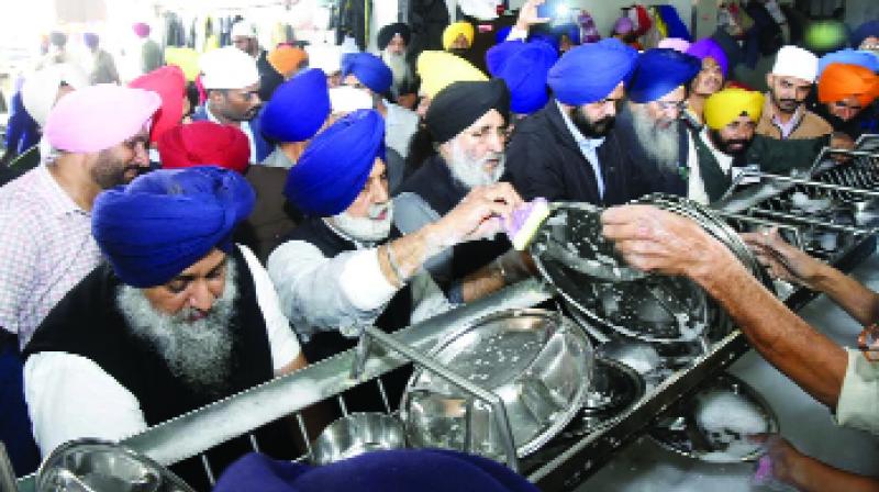 Picture of Service done by Akali Dal yesterday Picture of Service done by Akali Dal yesterday