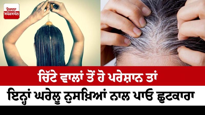 If you are troubled by white hair, get rid of it with these home remedies If you are troubled by white hair, get rid of it with these home remedies