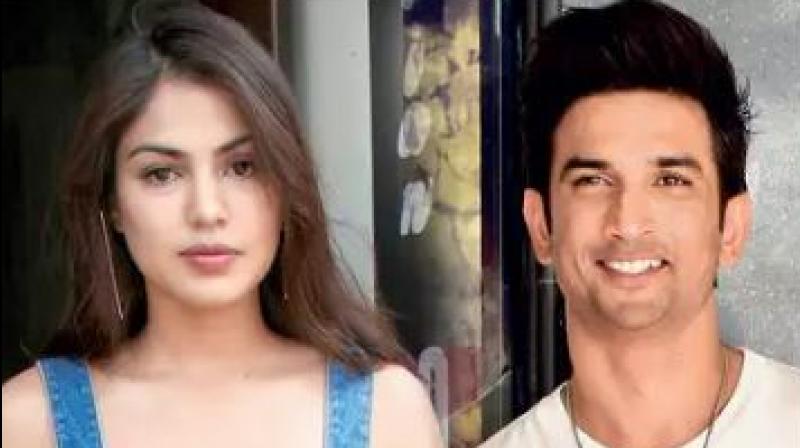 sushant rajput with rhea chakraborty sushant rajput with rhea chakraborty