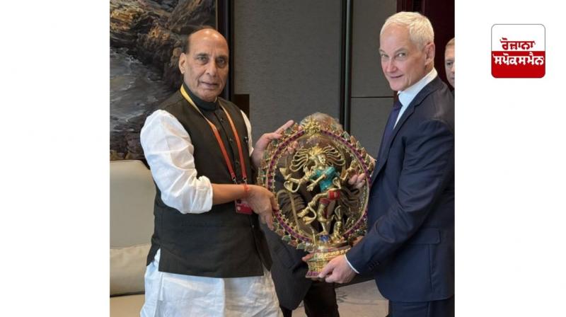 Rajnath Singh held talks with his Russian counterpart Rajnath Singh held talks with his Russian counterpart