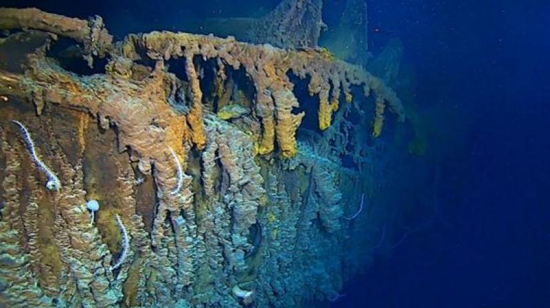 Titanic sub dive reveals parts are being lost to sea Titanic sub dive reveals parts are being lost to sea