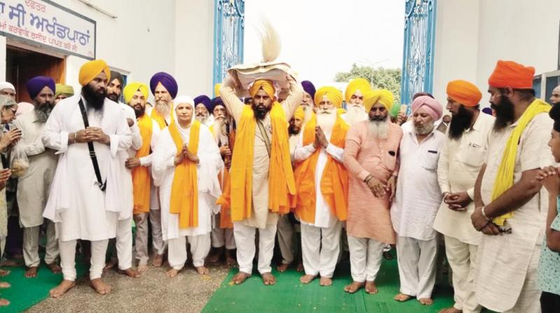 Nagar Kirtan reached Gurdwara Ber Sahib