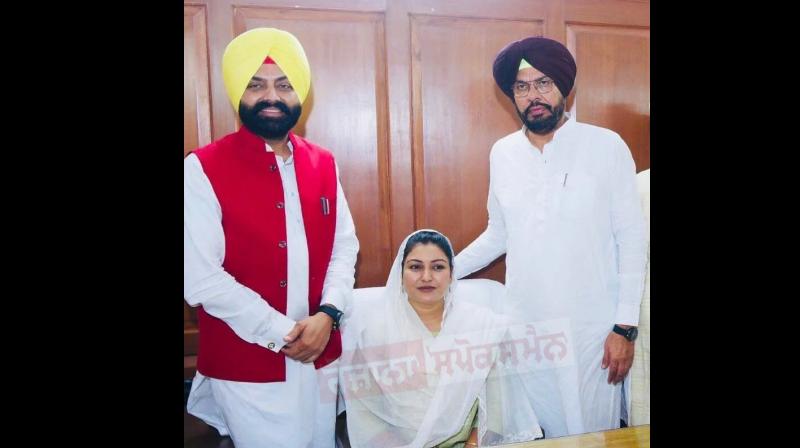 Cabinet Minister Anmol Gagan Mann took over the post Cabinet Minister Anmol Gagan Mann took over the post