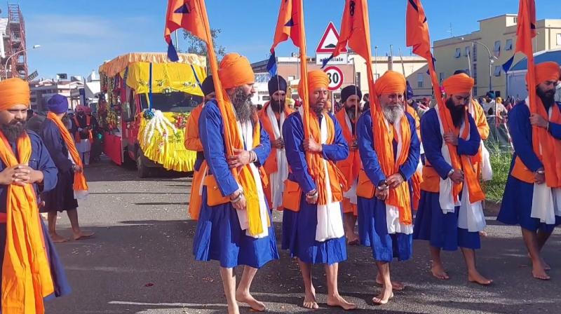 Nagar Kirtan organized in Italy News in punjabi Nagar Kirtan organized in Italy News in punjabi