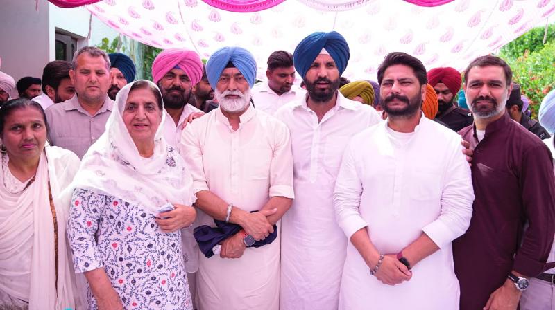 Punjab Congress leadership at Dalvir Singh Goldy house