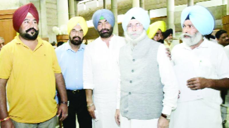 Sukhpal Singh Khaira, Kanwar Sandhu with H S Phoolka and Others Sukhpal Singh Khaira, Kanwar Sandhu with H S Phoolka and Others