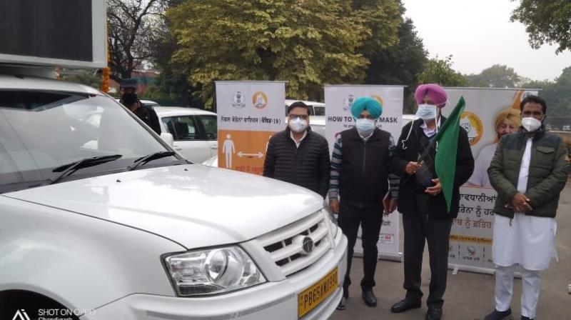 Balbir Sidhu flags off 4 LED Vans under Mission Fateh Balbir Sidhu flags off 4 LED Vans under Mission Fateh