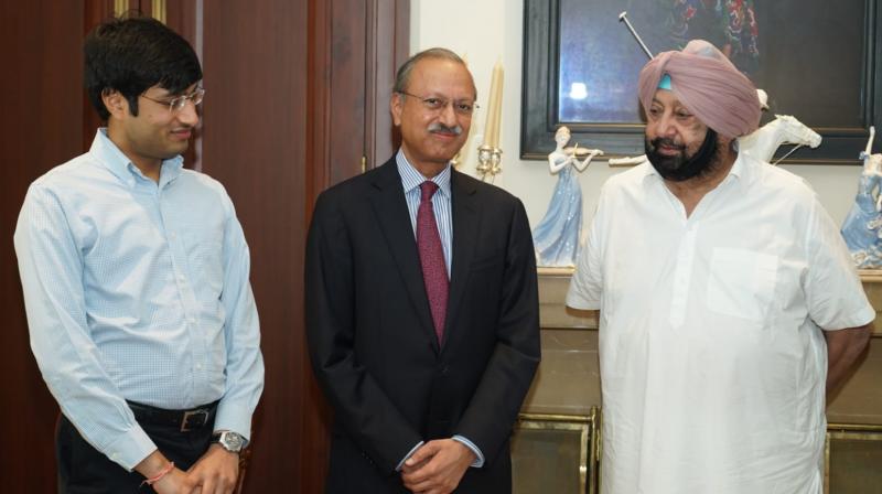 Punjab CM hands over 17-acre land allotment letter to JK Group Punjab CM hands over 17-acre land allotment letter to JK Group