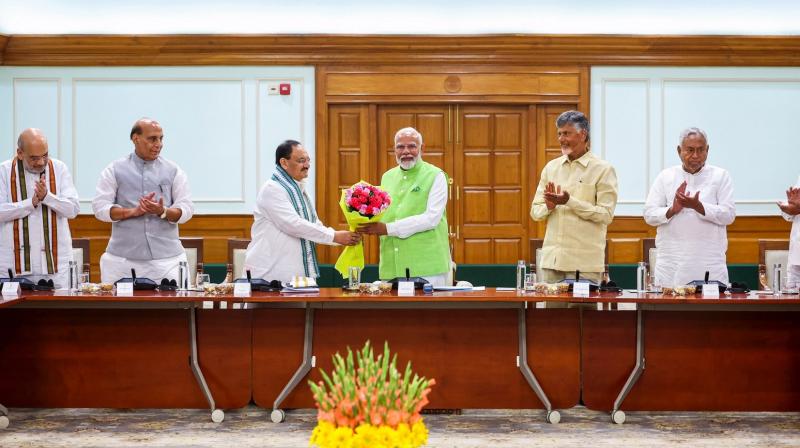 NDA parliamentary party meeting may be held on Friday to elect Modi as leader NDA parliamentary party meeting may be held on Friday to elect Modi as leader