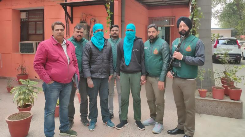 2 gangsters of Lawrence gang arrested by Delhi Police: They were wanted in the case of murder of home guard-delivery boy in Amritsar