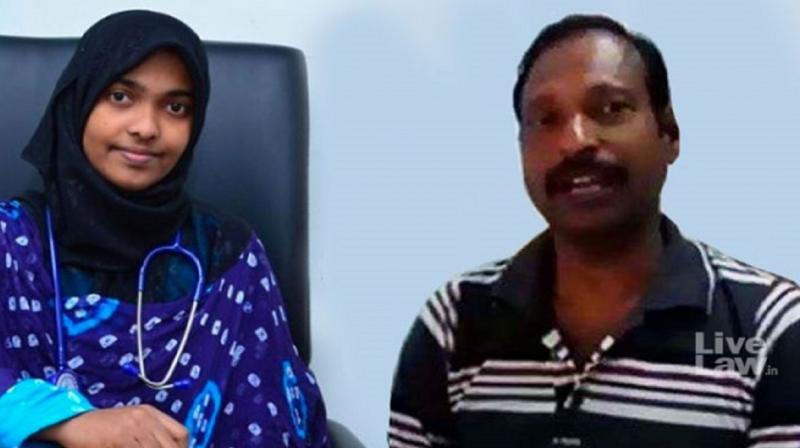 Hadiya and her father Hadiya and her father