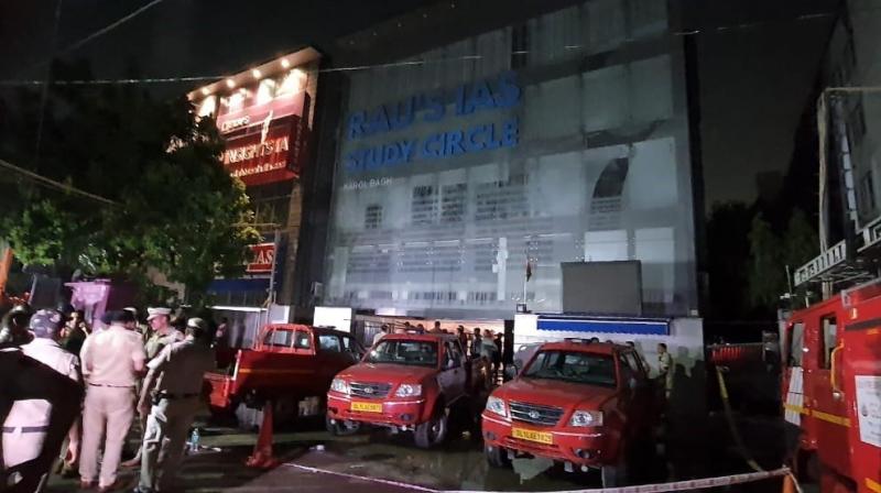 Waterlogging in Delhi Coaching Centre News Waterlogging in Delhi Coaching Centre News