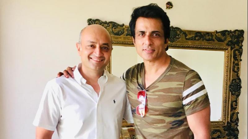 Sonu Sood and Karan Gilhotra Sonu Sood and Karan Gilhotra