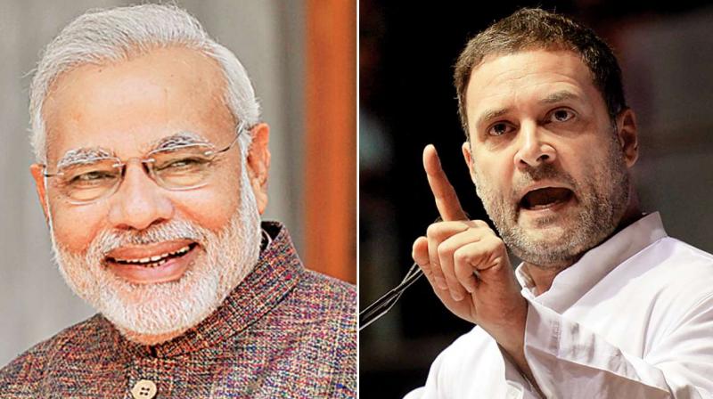 modi and Rahual gandhi