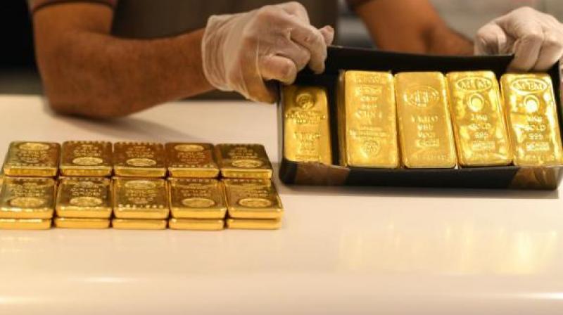 20 gold biscuits offered by devotees at Tirumala temple 20 gold biscuits offered by devotees at Tirumala temple