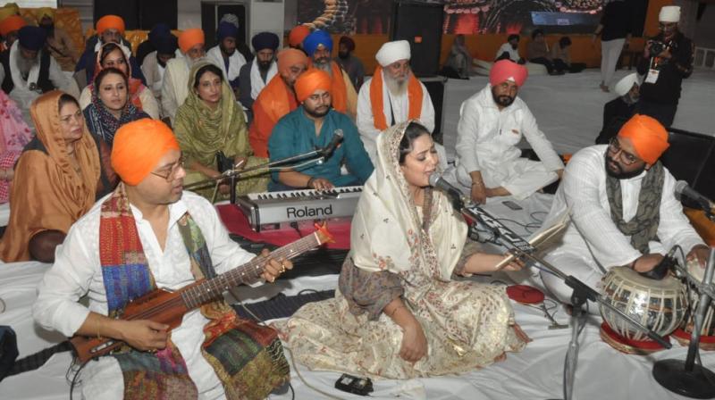 Bhog of Sehaj Paath at main pandal marks 550th Parkash Purb in Sultanpur Lodhi