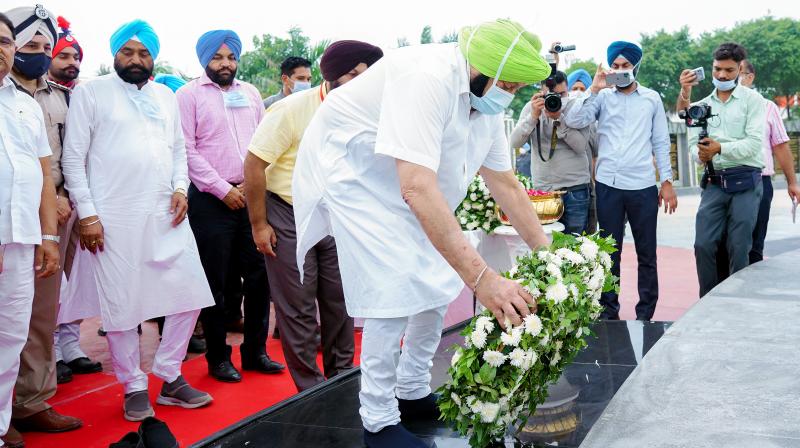 Amarinder inaugurates Jallianwala Bagh centenary memorial park Amarinder inaugurates Jallianwala Bagh centenary memorial park