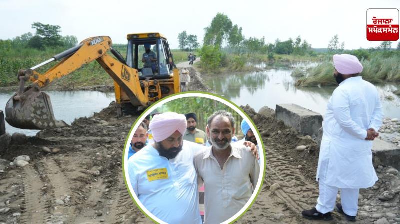 100 percent road connectivity, electricity and water supply restored in flood-affected areas - Harjot Singh Bains 100 percent road connectivity, electricity and water supply restored in flood-affected areas - Harjot Singh Bains