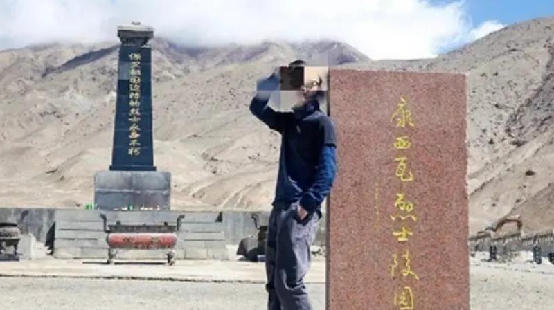 Blogger sentenced 7 months for posing in memory of Chinese soldiers killed in Galwan Blogger sentenced 7 months for posing in memory of Chinese soldiers killed in Galwan