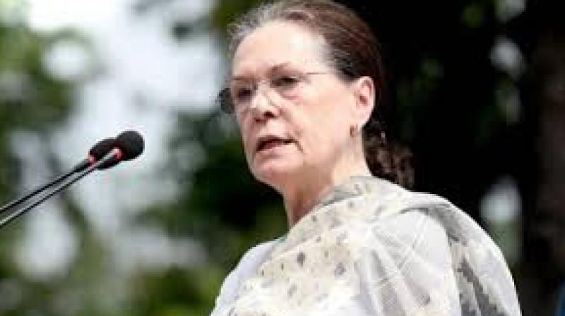 Sonia Gandhi rally