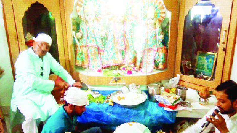 Dubey family of Payal is doing Ravan worship from six generations Dubey family of Payal is doing Ravan worship from six generations