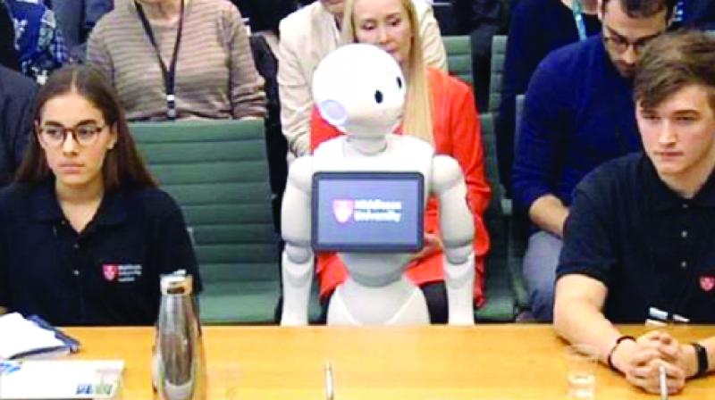 For the first time in the Parliament, the robot report submitted
