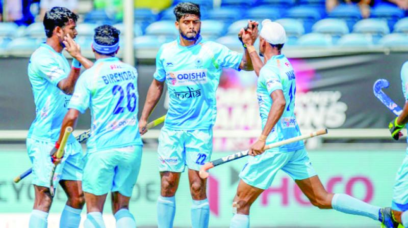 India beat Oman India beat Oman