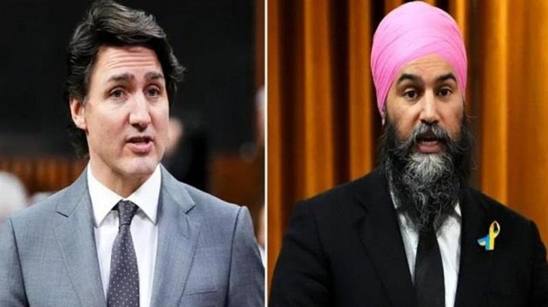Jagmeet Singh withdrew support from the Liberal government. Jagmeet Singh withdrew support from the Liberal government.