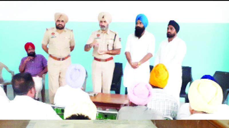 S.S.P Druv Dhayia Addressing People S.S.P Druv Dhayia Addressing People