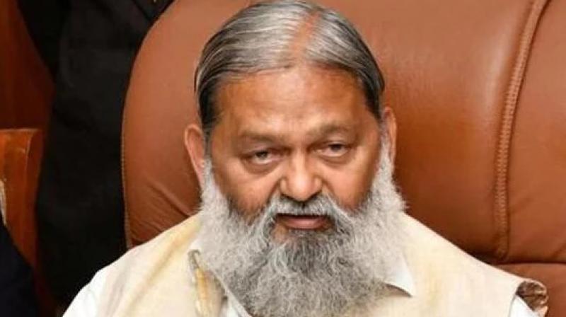 Haryana Home Minister Anil Vij Haryana Home Minister Anil Vij