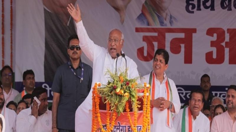 Congress president Mallikarjun Kharge Congress president Mallikarjun Kharge