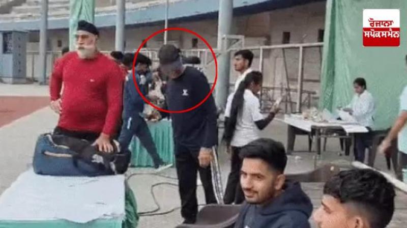 Sudden death of an athlete who came to participate in 