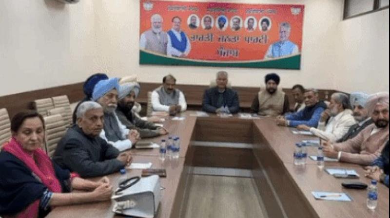 While meeting with senior BJP leaders in Delhi