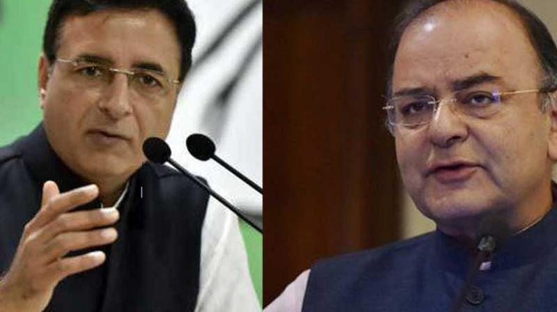 congress hits back arun jaitley over his remark on impeachment motion against cji