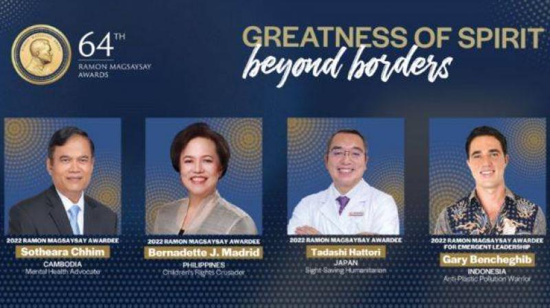 Prestigious Magsaysay Awards 2022 Prestigious Magsaysay Awards 2022