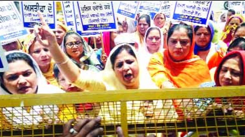 Women Protesting Women Protesting