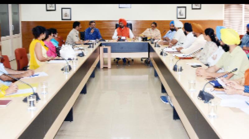 Manjit Singh Rai During Meeting