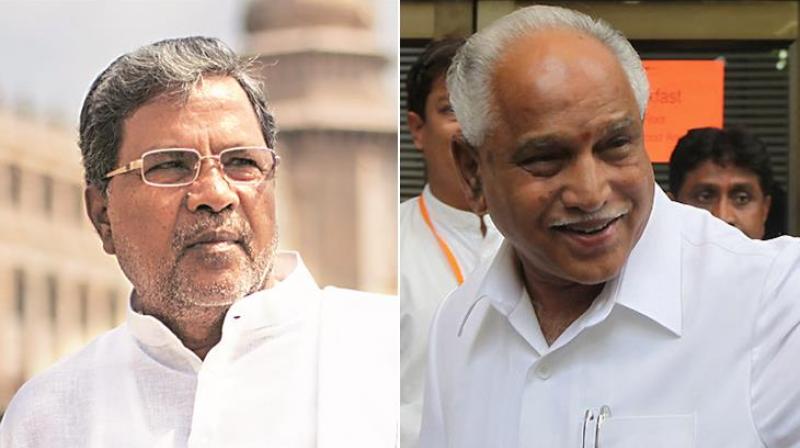 Siddaramaiah and B. S. Yeddyurappa Siddaramaiah and B. S. Yeddyurappa