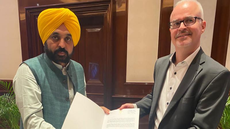 CM Mann invited the German company manufacturing pumps and valves to start business in the state CM Mann invited the German company manufacturing pumps and valves to start business in the state
