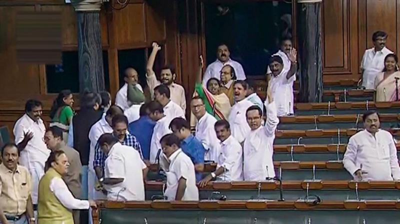 Another day of opposition, walkout in the Lok Sabha
