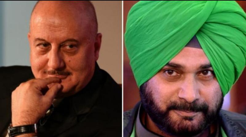 Anupam kher reaction on Navjot Singh Sidhu Anupam kher reaction on Navjot Singh Sidhu