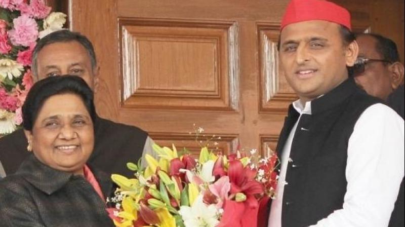 Mayawati and akhilesh yadav Mayawati and akhilesh yadav