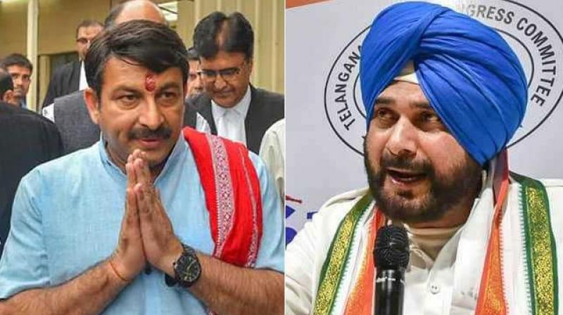 Manoj Tiwari and Navjot Sidhu