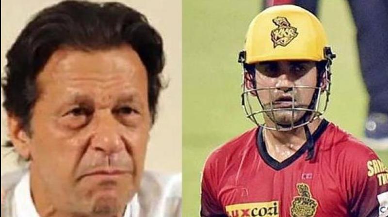 Gautam Gambir gives reply to Imran Khan