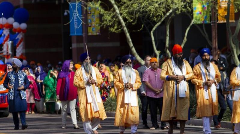 Nagar kirtan in Phoenix Nagar kirtan in Phoenix