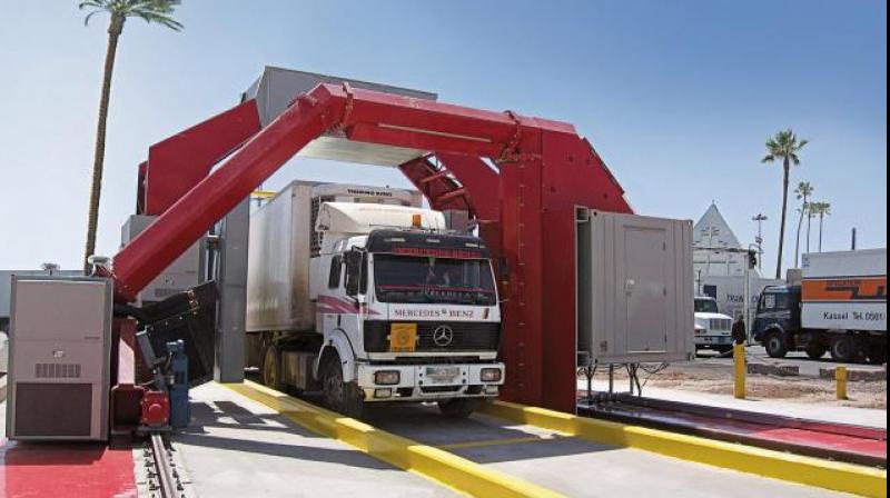 Full-body truck scanne Full-body truck scanne