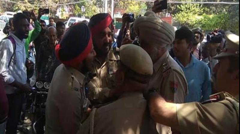 Sub inspector suspended Sub inspector suspended