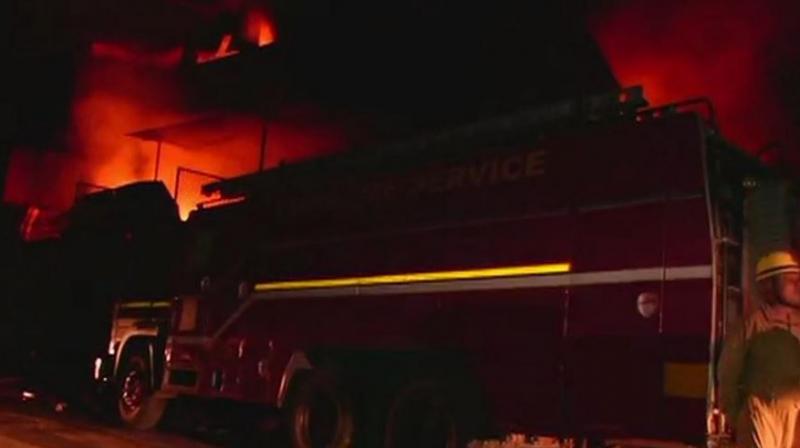 Major Fire Delhi Factory Major Fire Delhi Factory