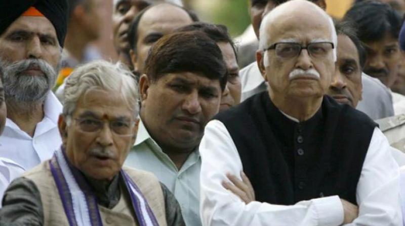 BJP president Amit Shah will meet Lal Krishan Advani and Murli manohar Joshi today